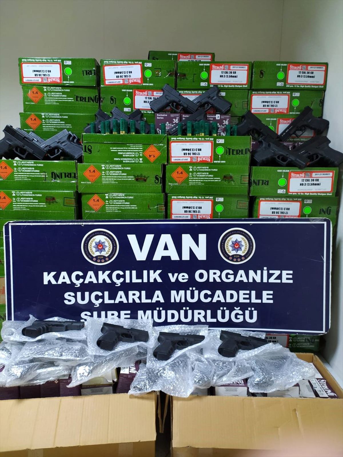 Van\'da silah kaçakçılığı operasyonu