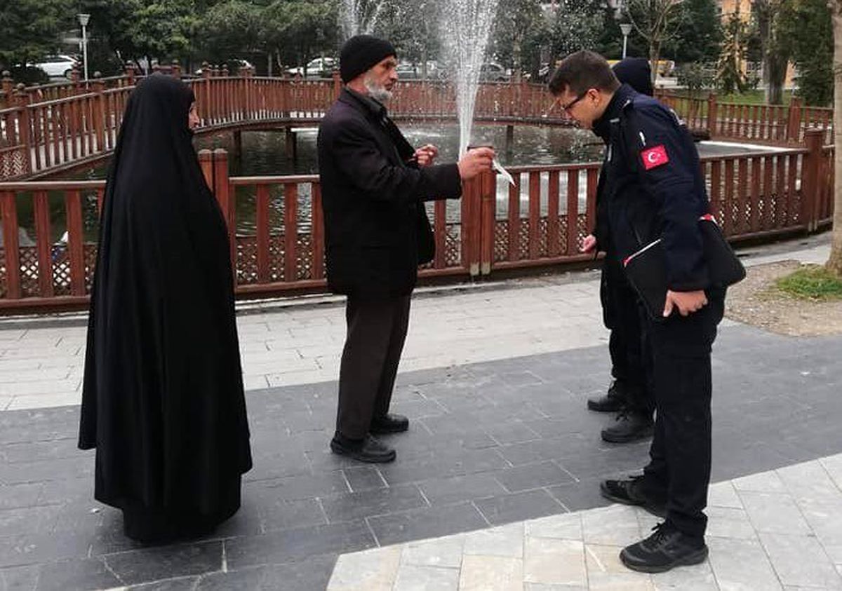 Zabıtadan 65 yaş denetimi