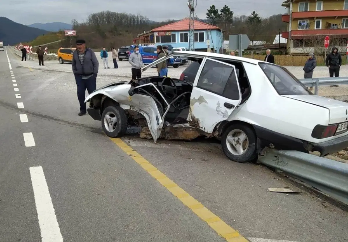 Bartın\'da trafik kazası: 1 yaralı