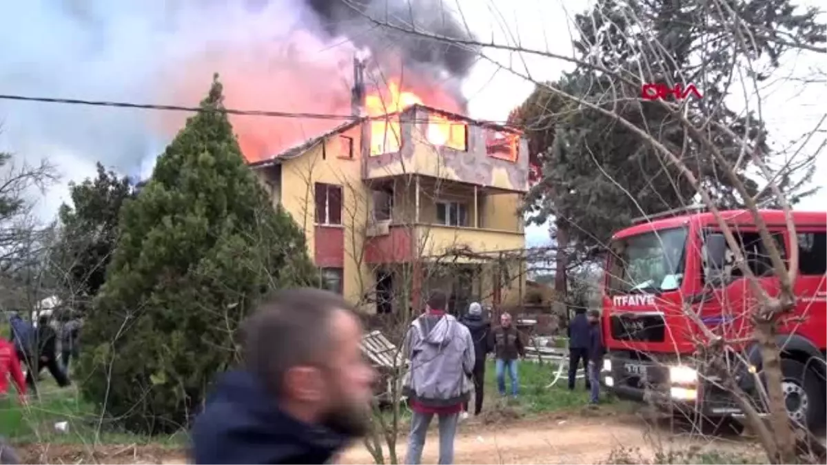 BURSA Çiftlik evi yangında kullanılmaz hale geldi, 1 kadın dumandan etkilendi