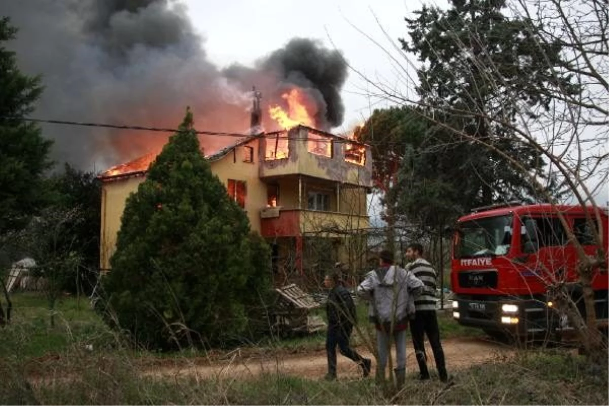 Çiftlik evindeki yangında 1 kişi dumandan etkilendi
