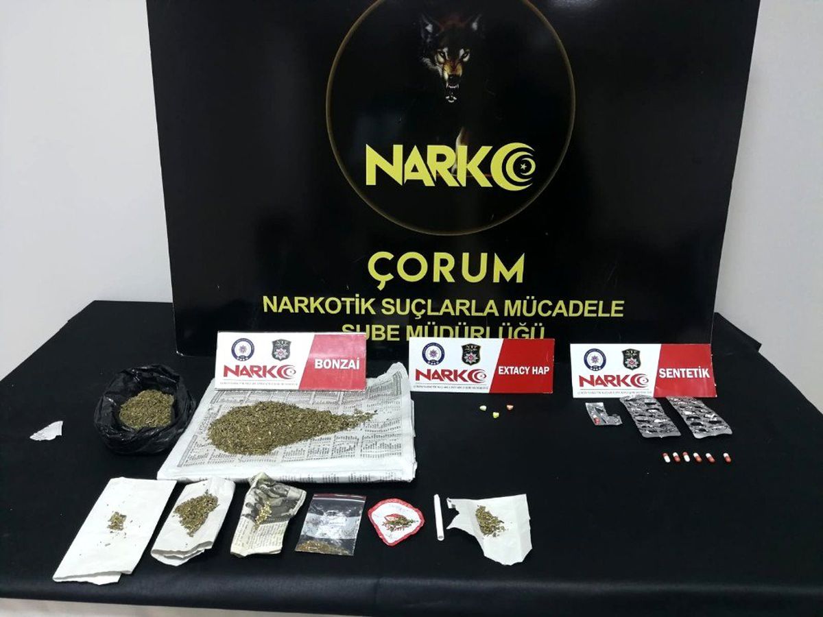 Çorum\'da uyuşturucu operasyonunda 1 tutuklama