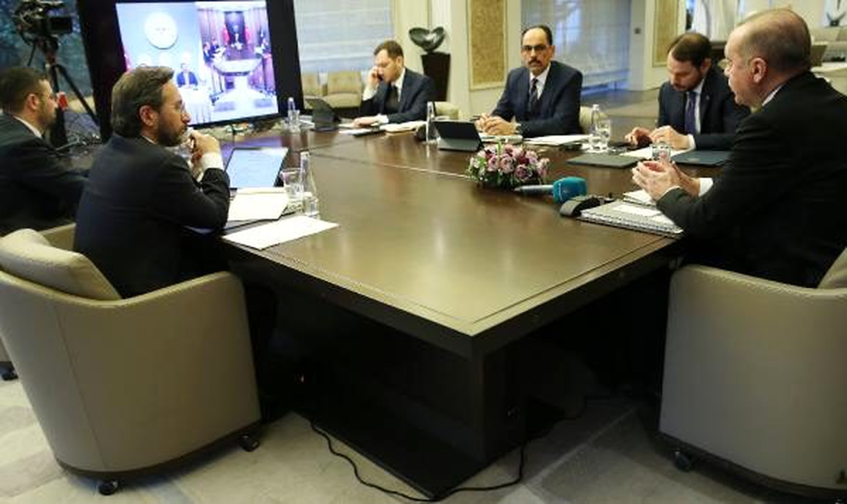 Cumhurbaşkanı Erdoğan, Bilim Kurulu Toplantısı\'na video konferansla katıldı