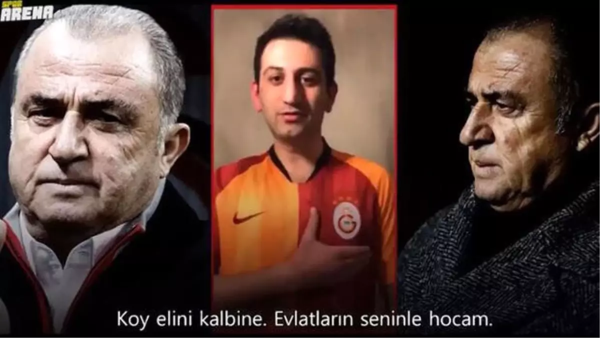 Galatasaraylı taraftarlardan Fatih Terim\'e duygusal mesaj!