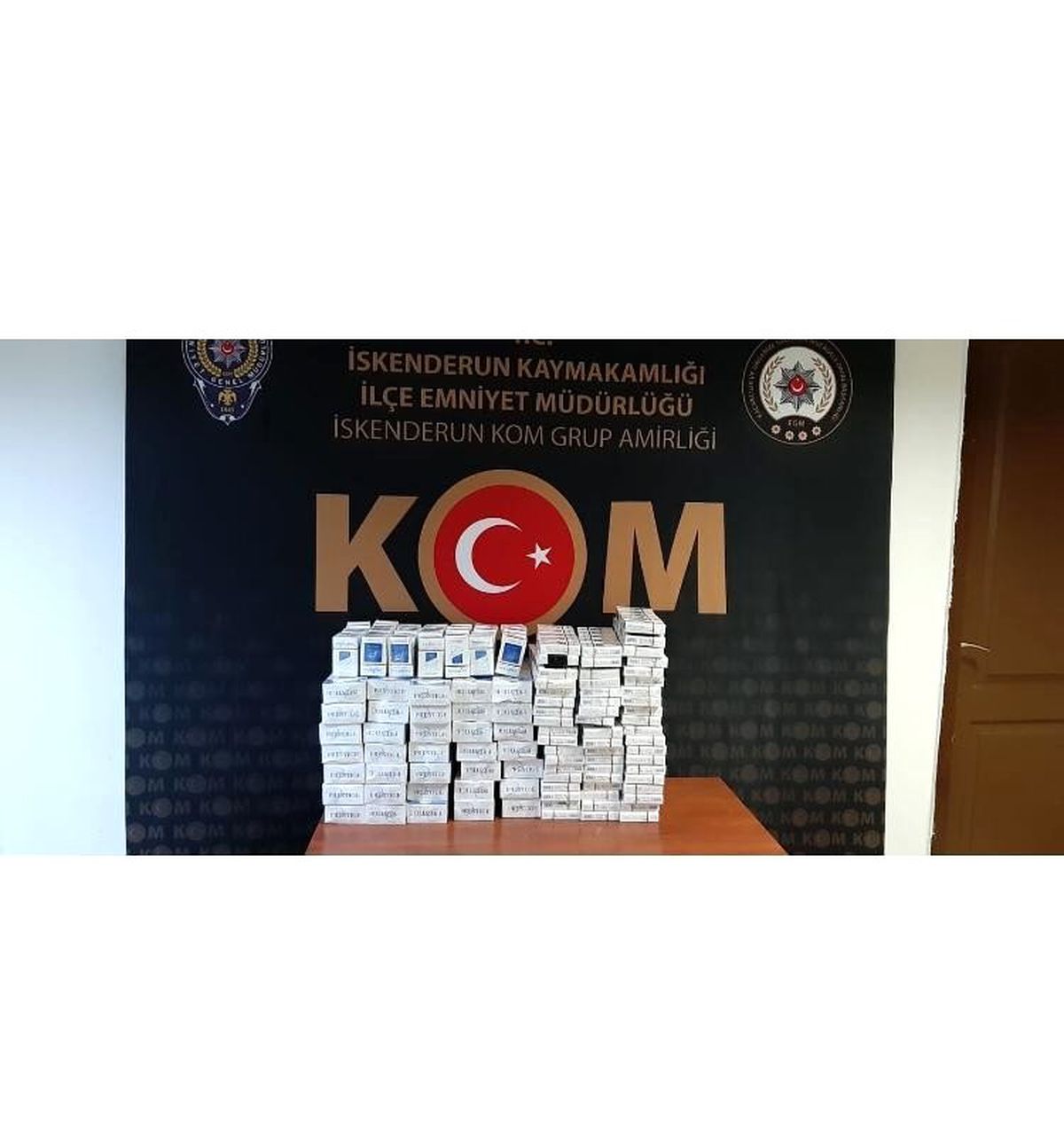 Hatay\'da kaçak sigara operasyonu