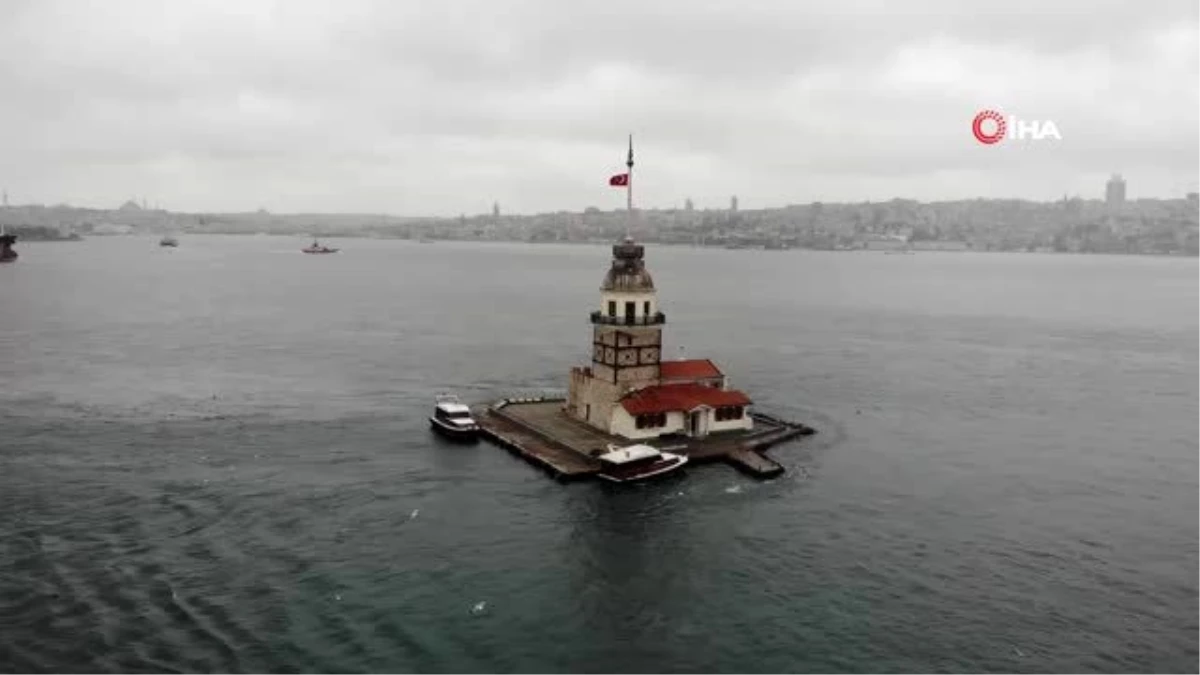 İstanbul\'da korona virüs sessizliği havadan görüntülendi