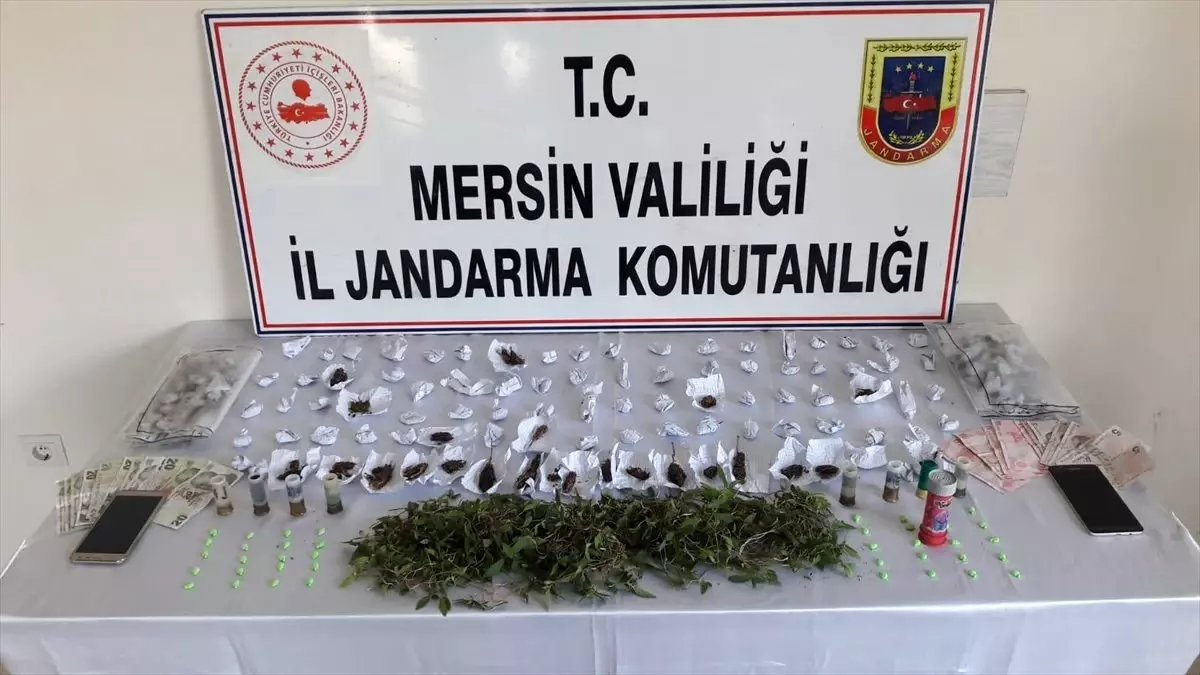 Mersin\'de uyuşturucu operasyonunda 5 şüpheli yakalandı