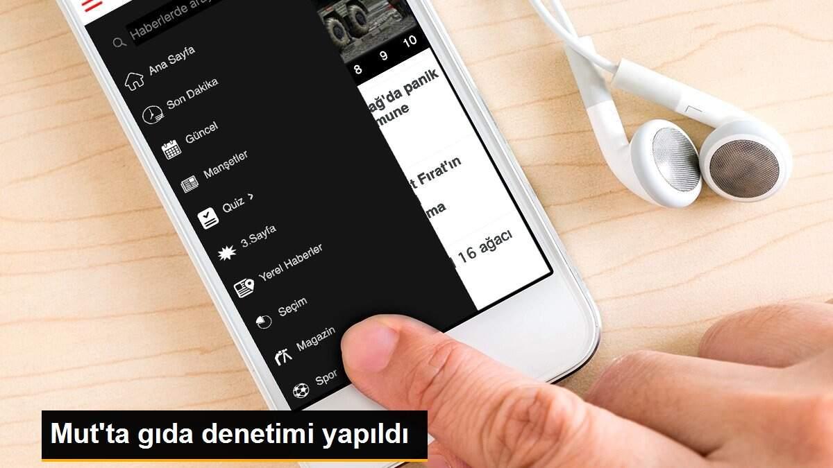 Mut\'ta gıda denetimi yapıldı