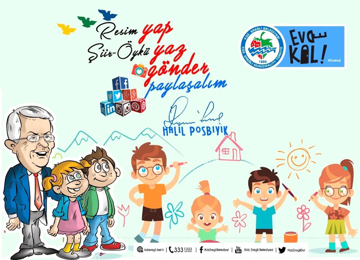 Posbıyık: "Resim yapın, şiir-öykü yazın paylaşalım"