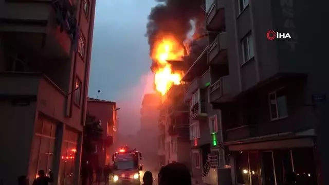 Samsun’da korkutan ev yangını Son Dakika