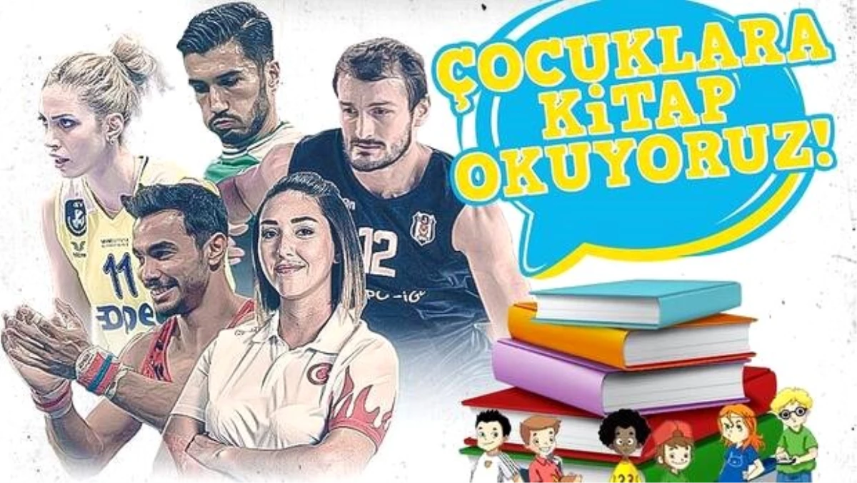 Sporcular sosyal medyadan çocuklara kitap okumaya başladı!