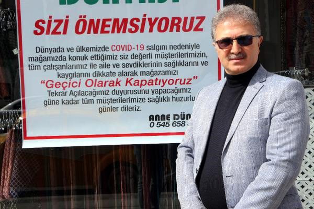 Tokat\'ta genelge dışında kalan bazı esnaf da kepenk kapattı