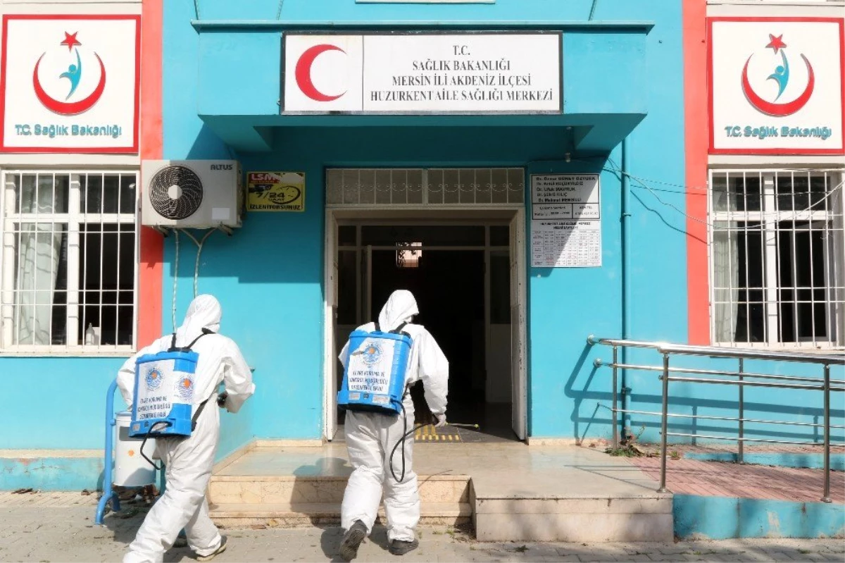 Akdeniz ilçesinde dezenfekte çalışmaları kırsal mahallelerde de sürüyor