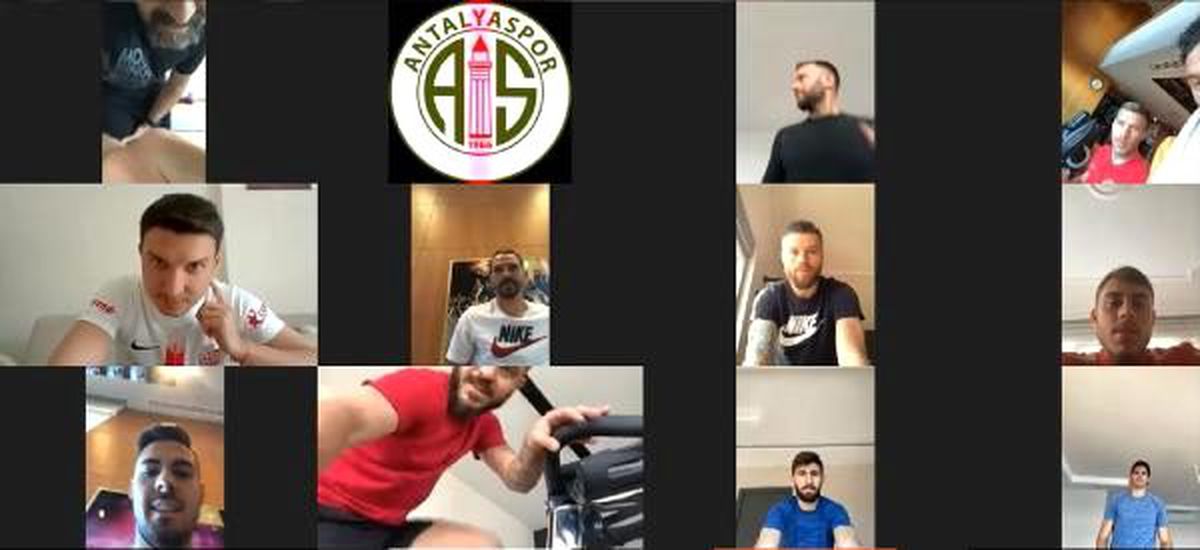 Antalyaspor\'dan e-antrenman