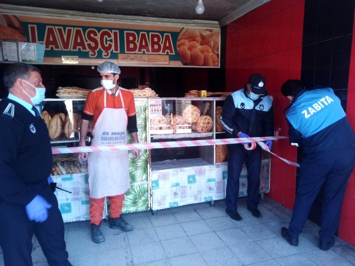 Çaldıran\'daki fırınlarda güvenlik şeridi uygulaması