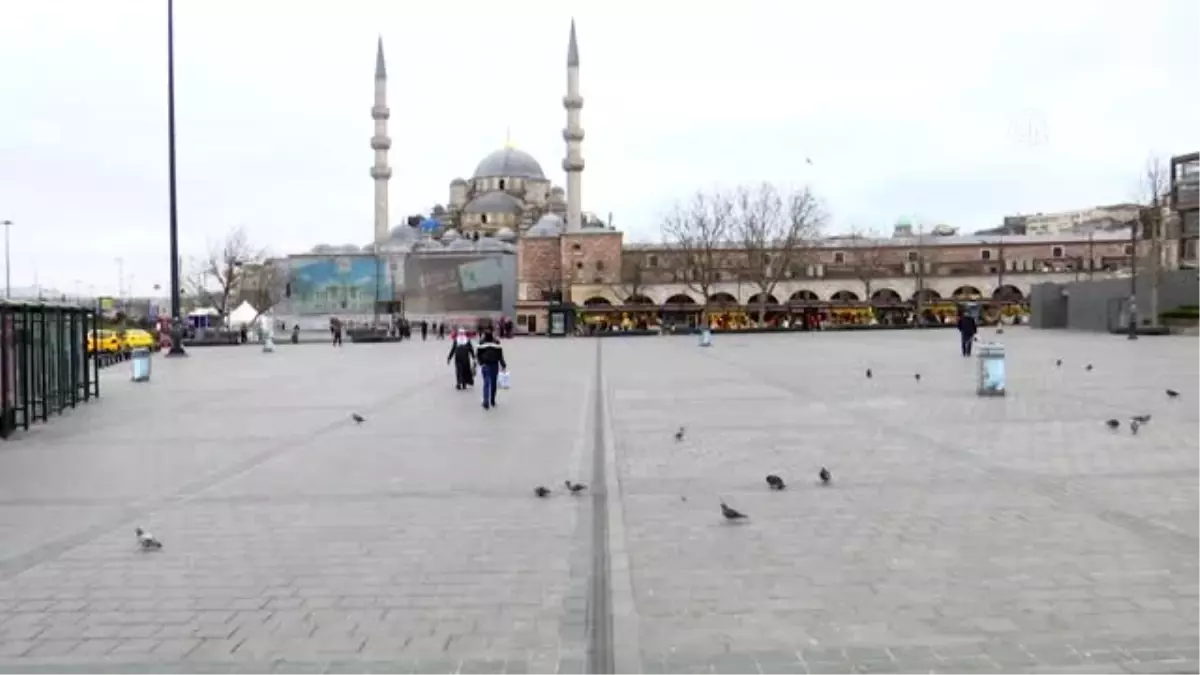 Eminönü ve Taksim boş kaldı