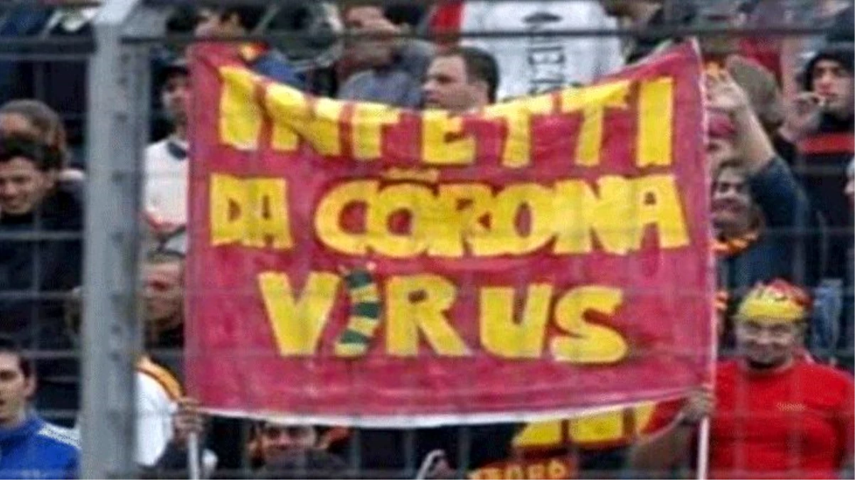 İtalya\'da 17 yıl önce koronavirüs pankartı açıldığı ortaya çıktı