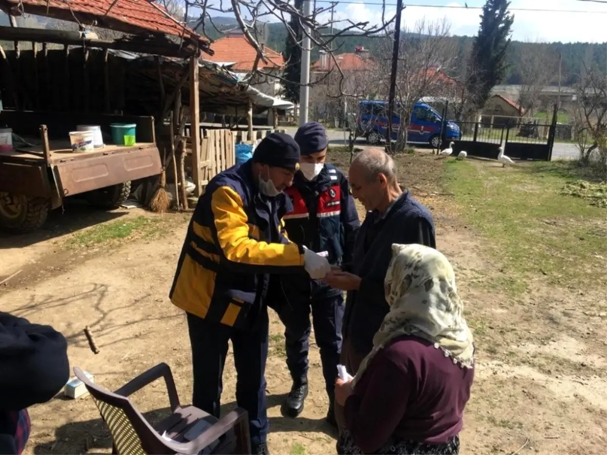 Jandarmadan 65 yaş üstü vatandaşlara yardım