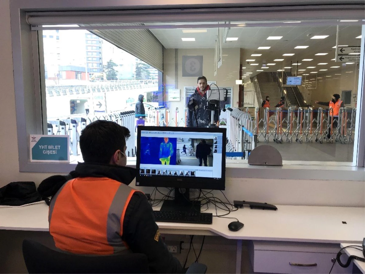 Marmaray istasyonlarında koronavirüse karşı termal kamera dönemi başladı