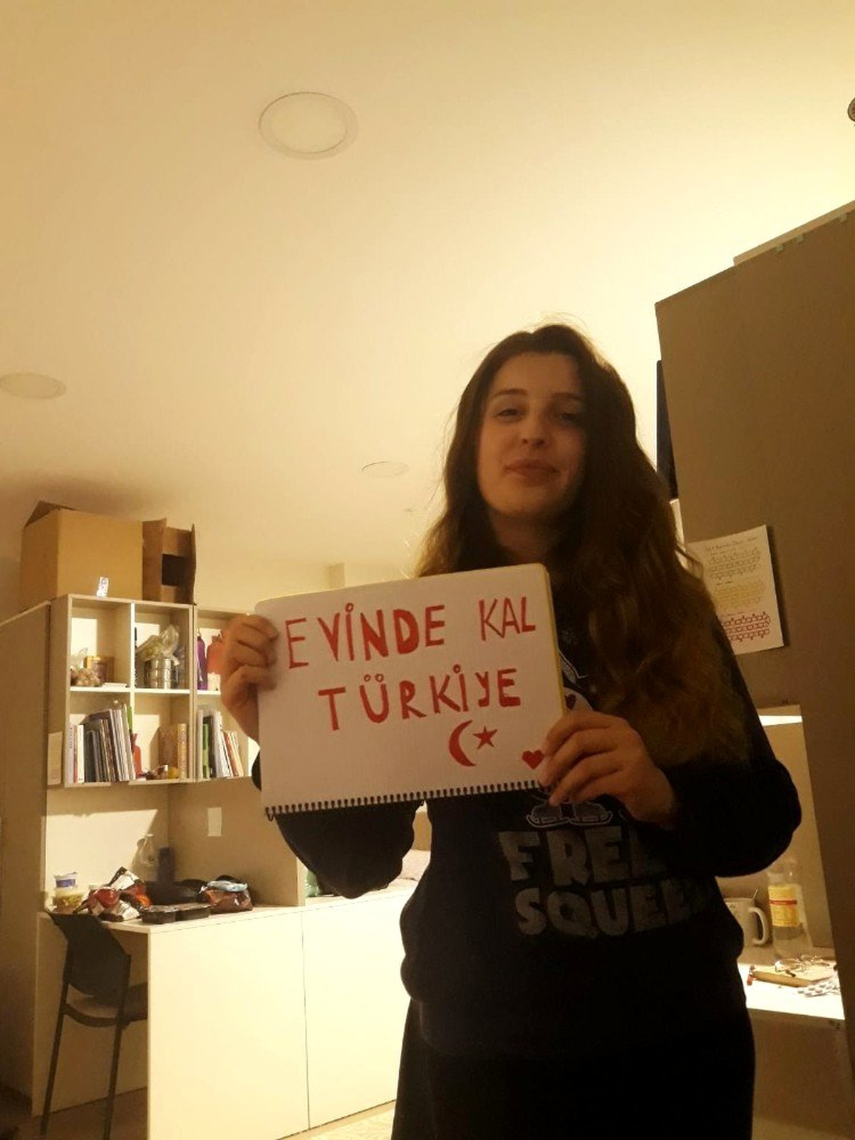 (Özel) Farklı milletten öğrencilerin \'Evde kal Türkiye\' çağrısı