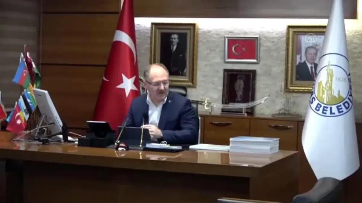 Sivas Belediye Başkanı Bilgin\'den koronavirüse karşı "görüntülü konuşma" uygulaması