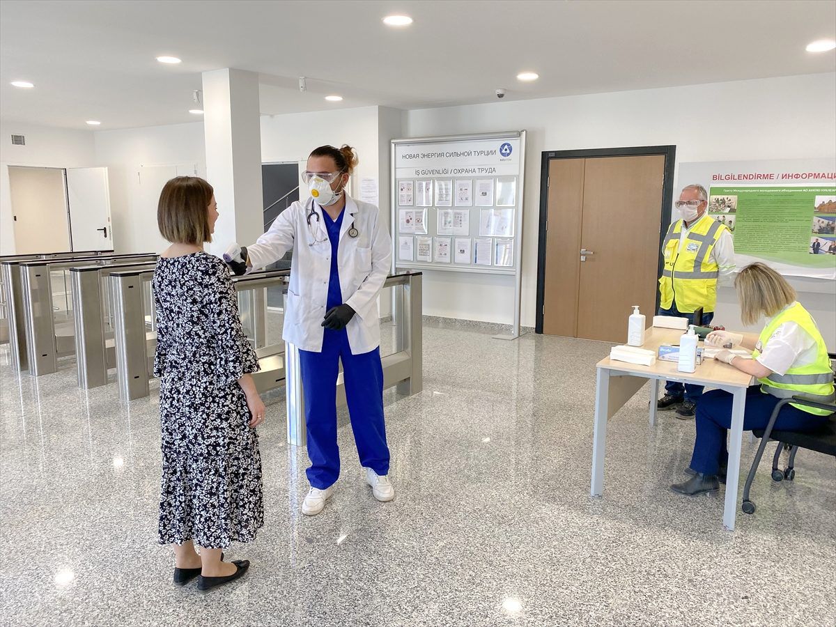 Akkuyu Nükleer AŞ koronavirüsle mücadele önlemlerini artırıyor