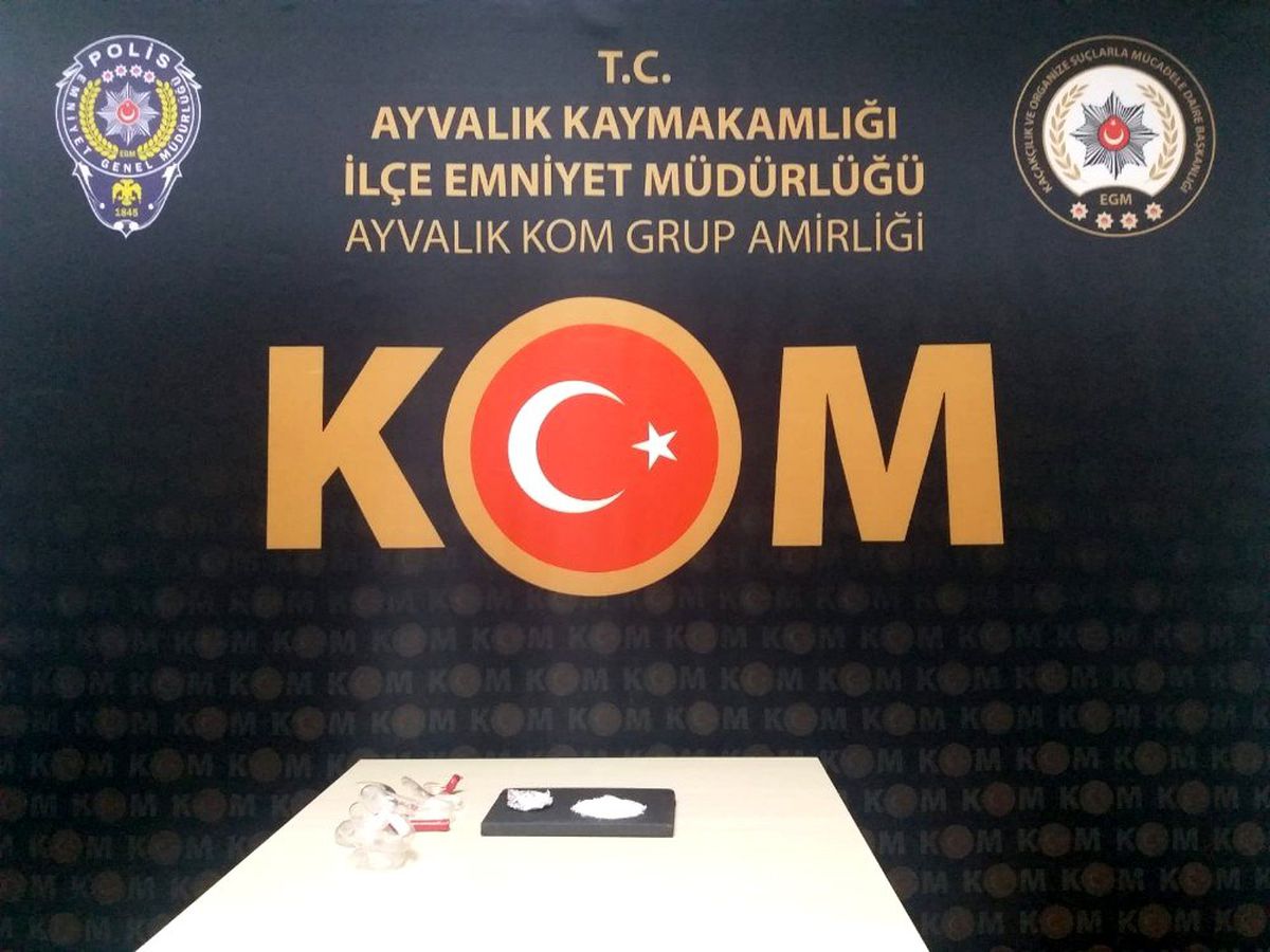Balıkesir polisinden uyuşturucu operasyonu