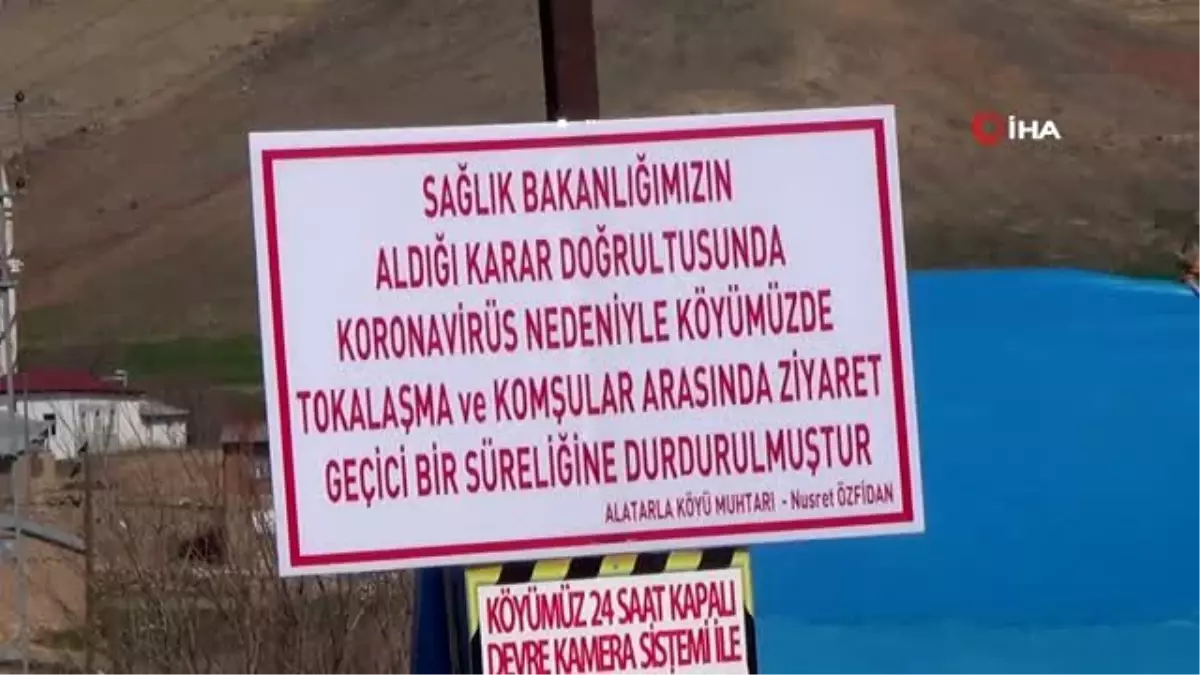 Bu köyde "tokalaşma ve komşu ziyareti" durduruldu