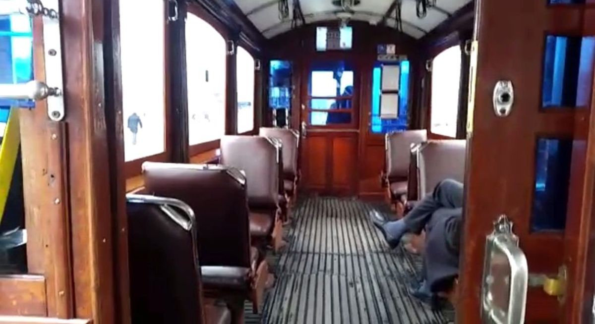 Nostaljik tramvay boş kaldı