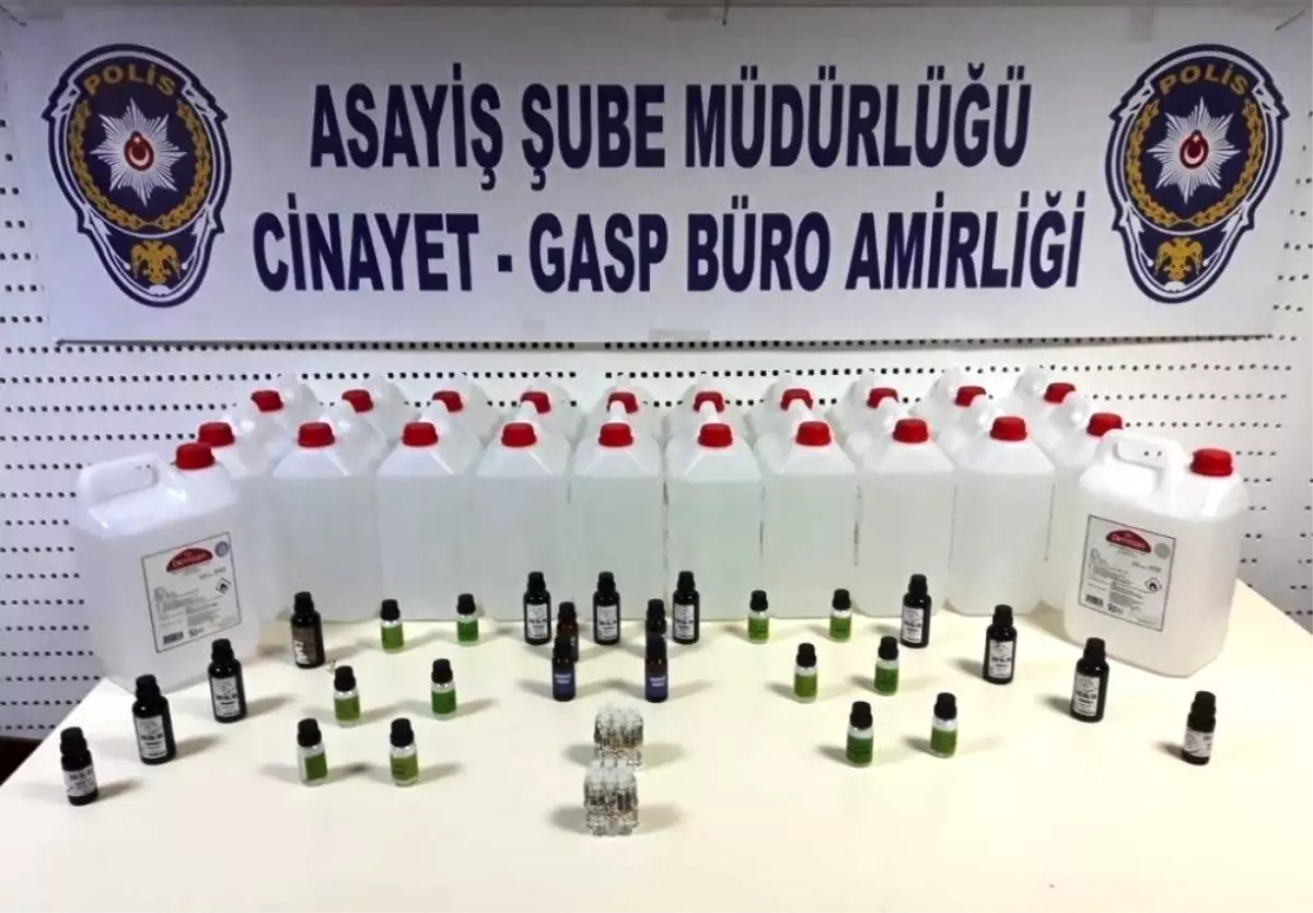 Şüphe üzerine durdurulan araçtan etil alkol çıktı