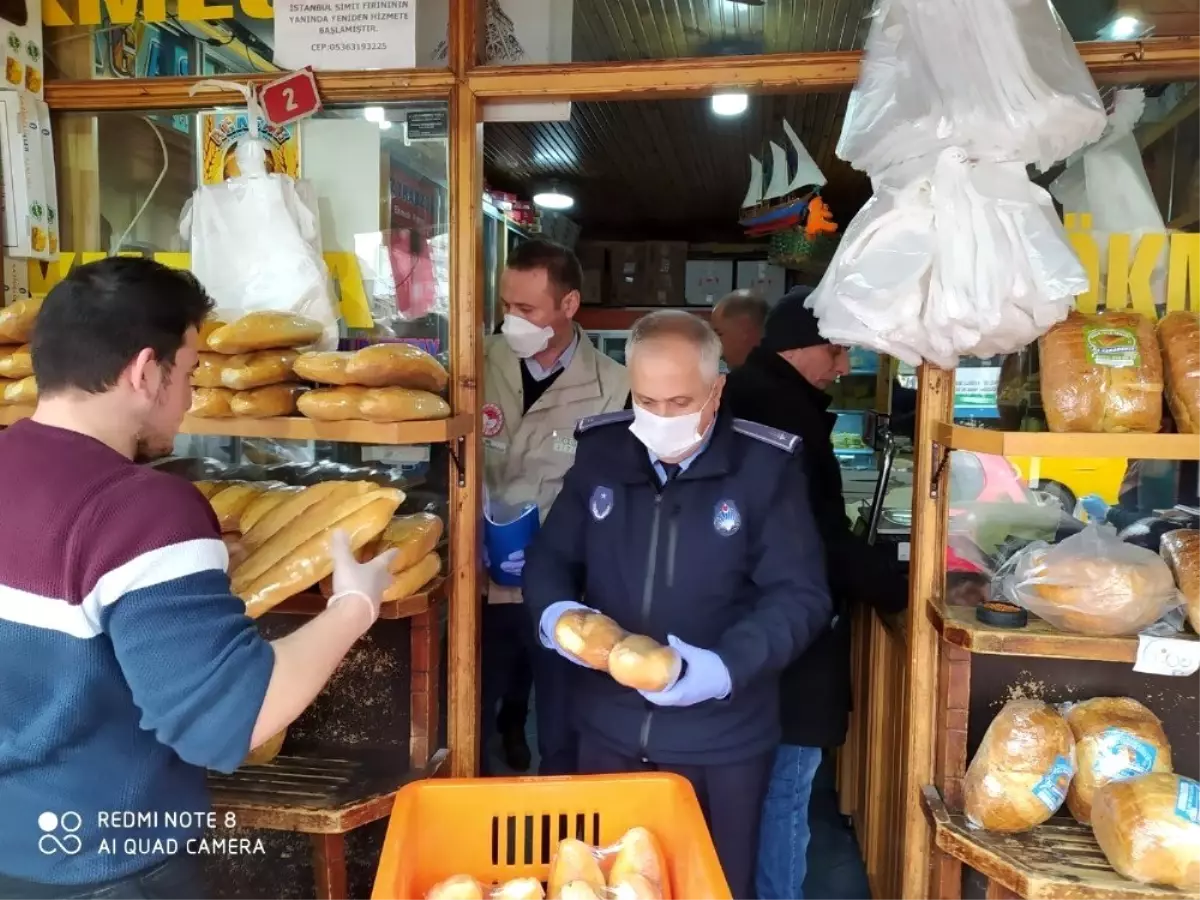 Zabıta ekipleri fırınları denetledi