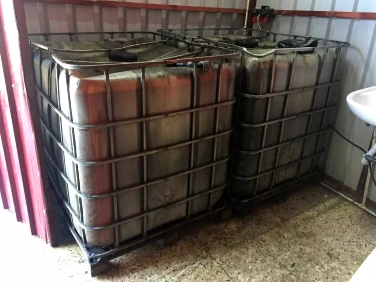 9 bin 200 litre kaçak akaryakıt ele geçirildi