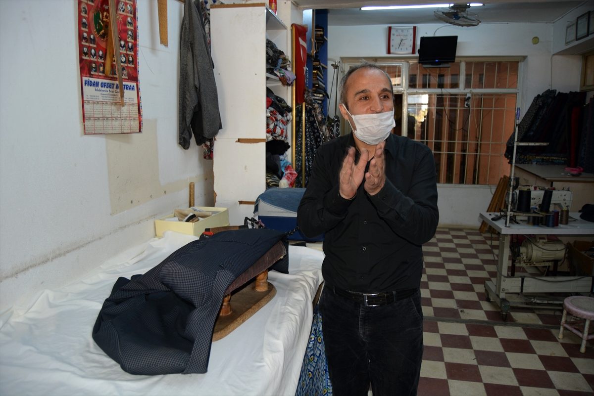 Gaziantep\'teki terziden sağlık çalışanlarına indirim