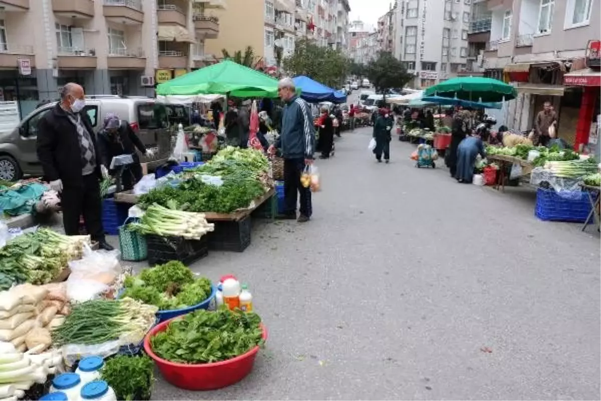 Samsun\'da mesire, park ve sahiller boş kaldı, pazar yeri kısmen hareketli