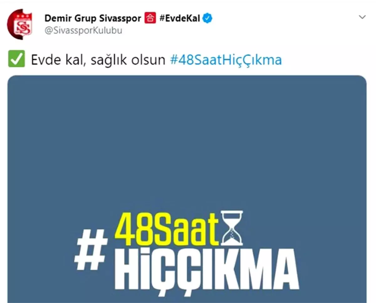 Sivasspor\'dan "48 saat çıkma" çağrısı!