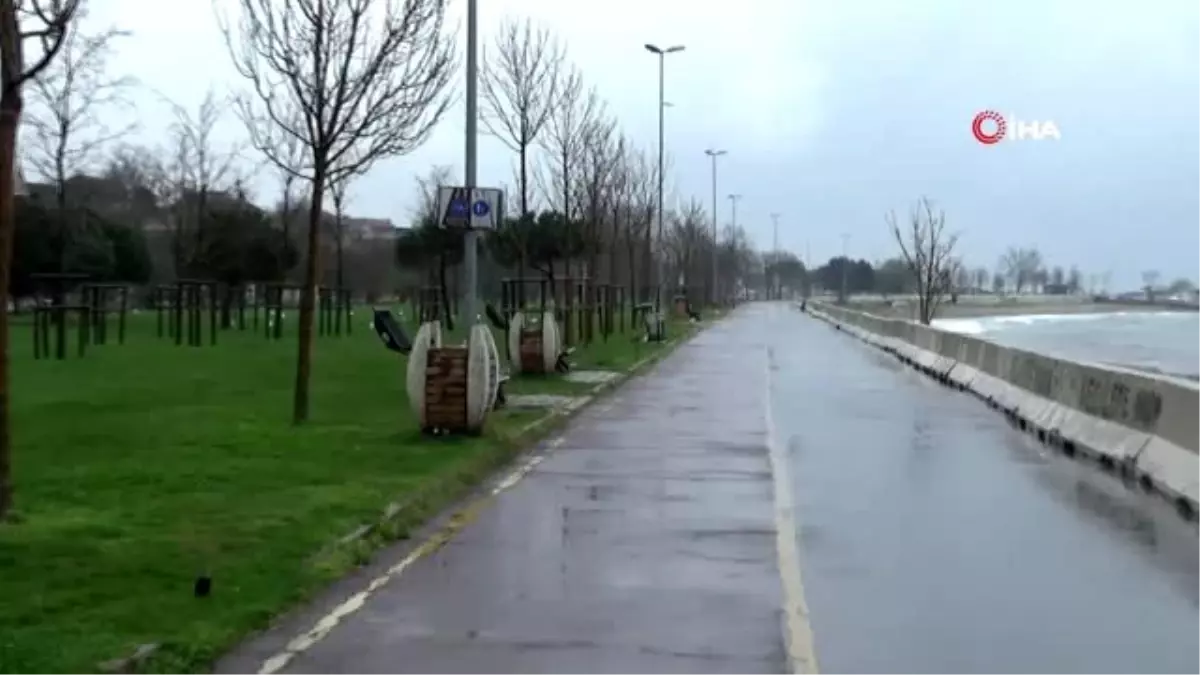 Caddebostan sahili martılara kaldı