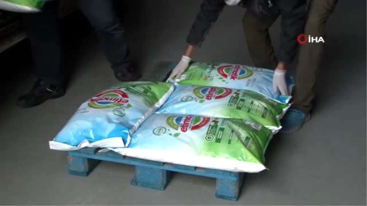 Diyarbakırlı iş adamı, sağlık çalışanlarına bor madeninden üretilen 1 ton deterjan hibe etti