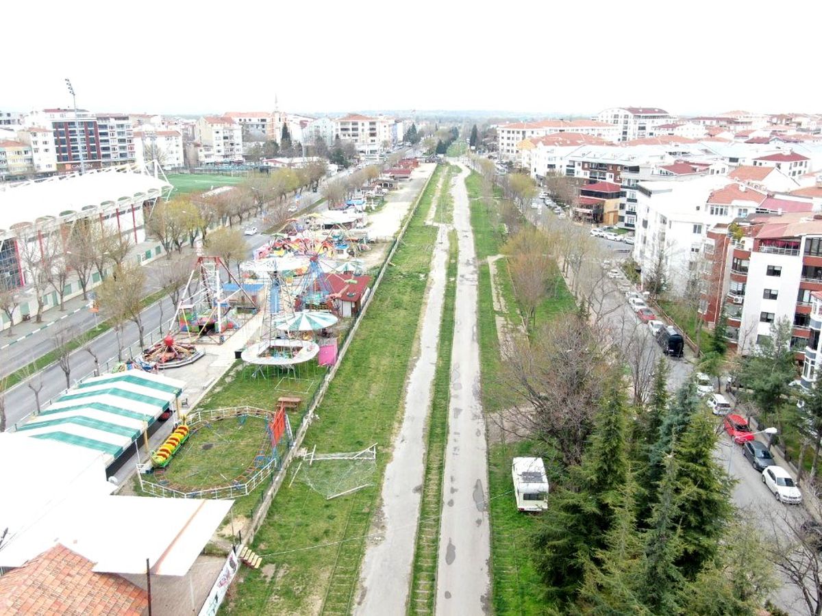 Drone ile korona virüs denetimleri