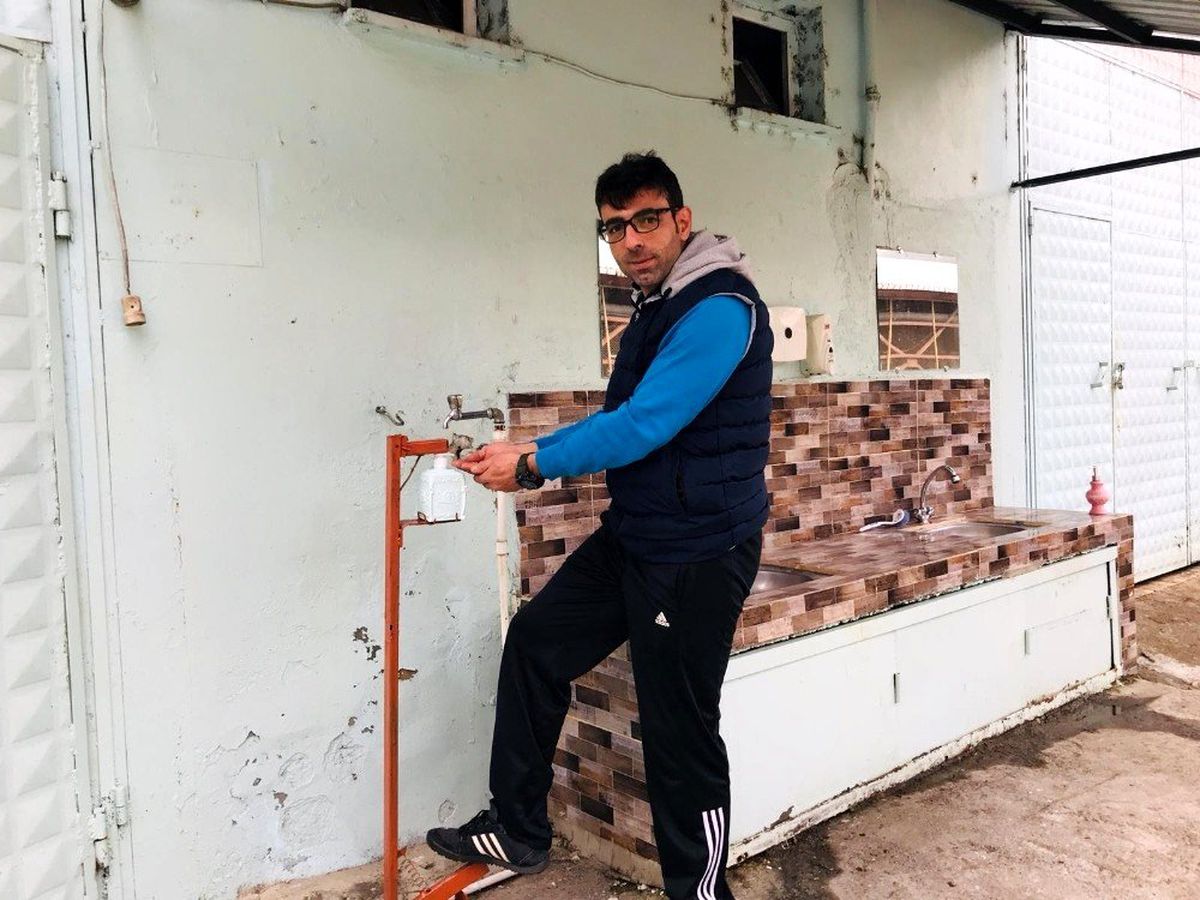 El teması olmadan dezenfektan kullanılan buluş yaptı