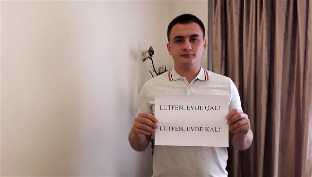 Erciyes Üniversitesi öğrencilerinden 39 dilde "evde kal" çağrısı