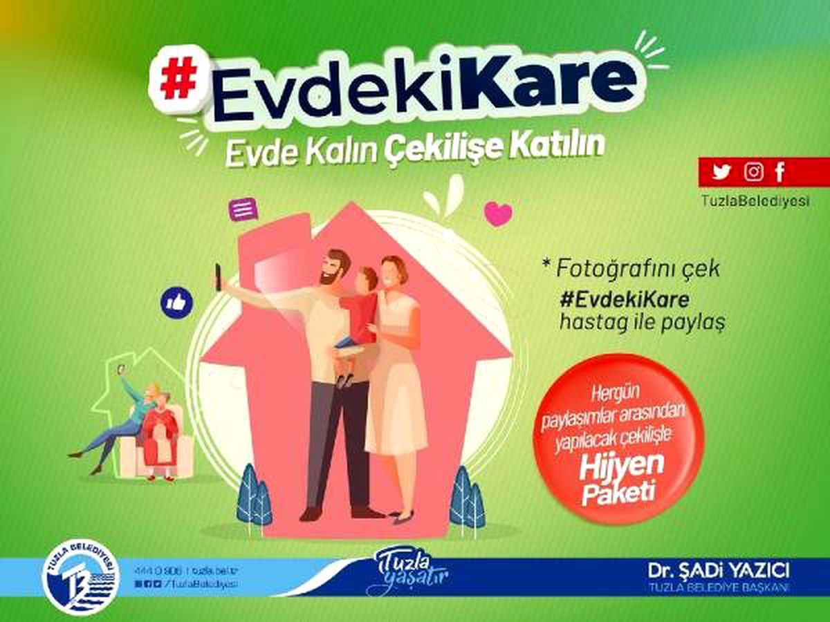 \'Evdeki Kare\' etkinliğine katılanlar sürpriz hediyeler kazanacak