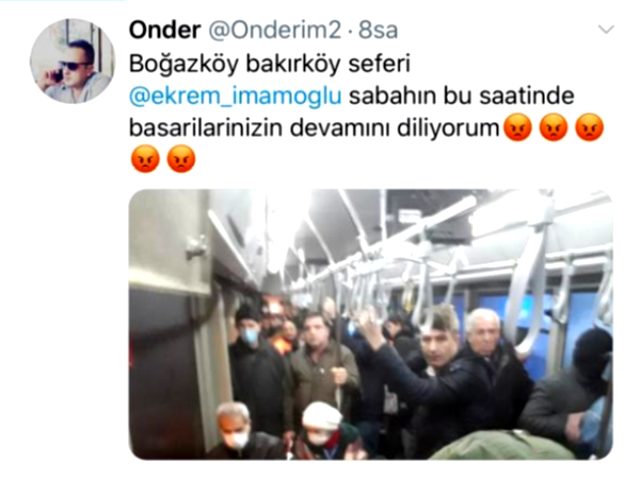 İBB, koronavirüs tedbirleri döneminde tıklım tıklım dolu olan otobüs için 'Planlanmış bir hareket' dedi