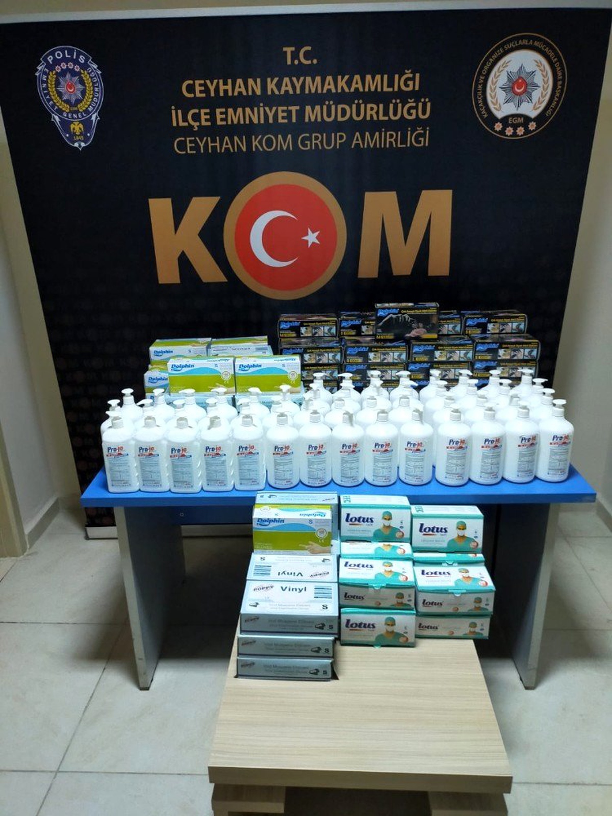 Merdiven altı sağlık malzemesi üreten iş yerine operasyon