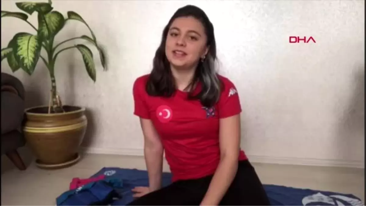 SPOR Modern pentatlonun sporcusu Selin Eyüpoğlu Hayalim olan olimpiyat için çalışmalarıma evde...