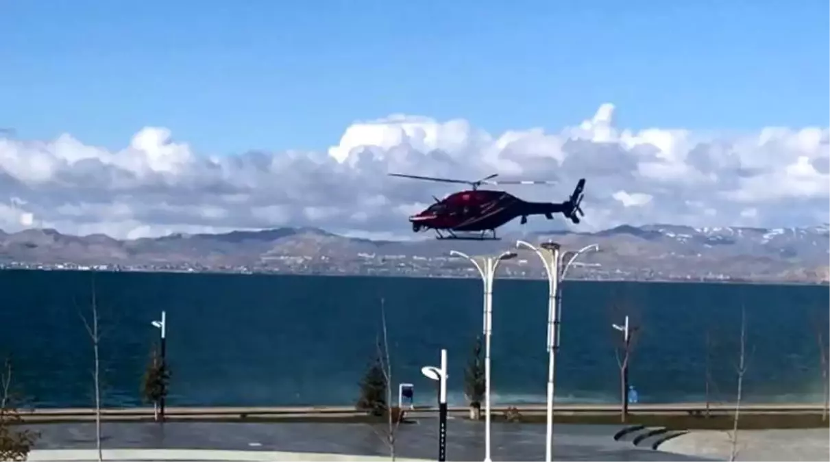 Turizm ilçesi Edremit\'te helikopter destekli denetim