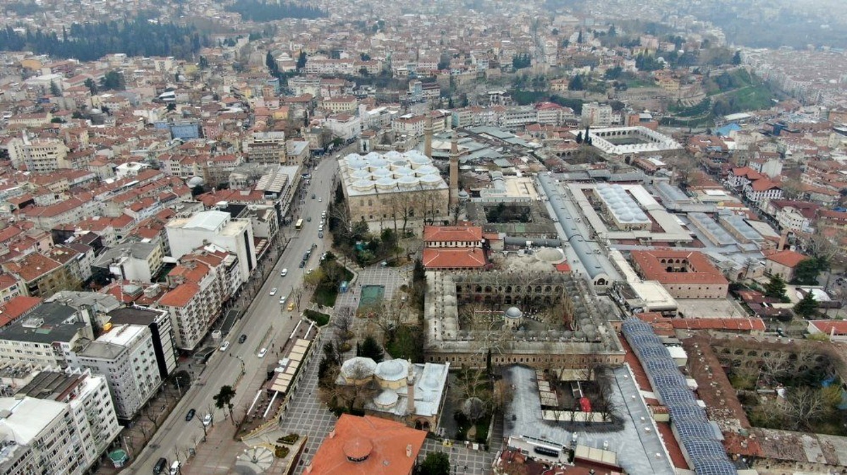 Bursa\'da Tarihi Çarşı ve Hanlar Bölgesi 6 Nisan\'a kadar kapalı olacak