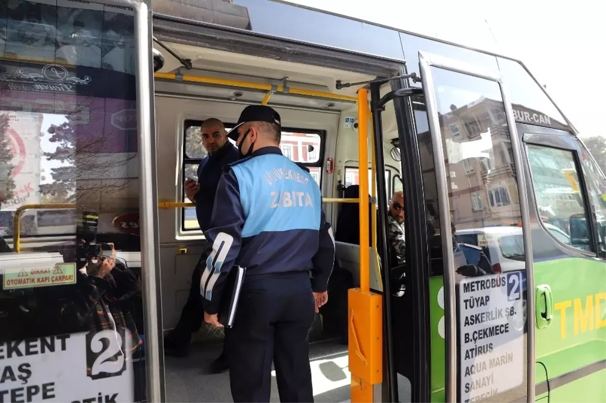 Büyükçekmece\'de toplu ulaşım araçları denetlendi