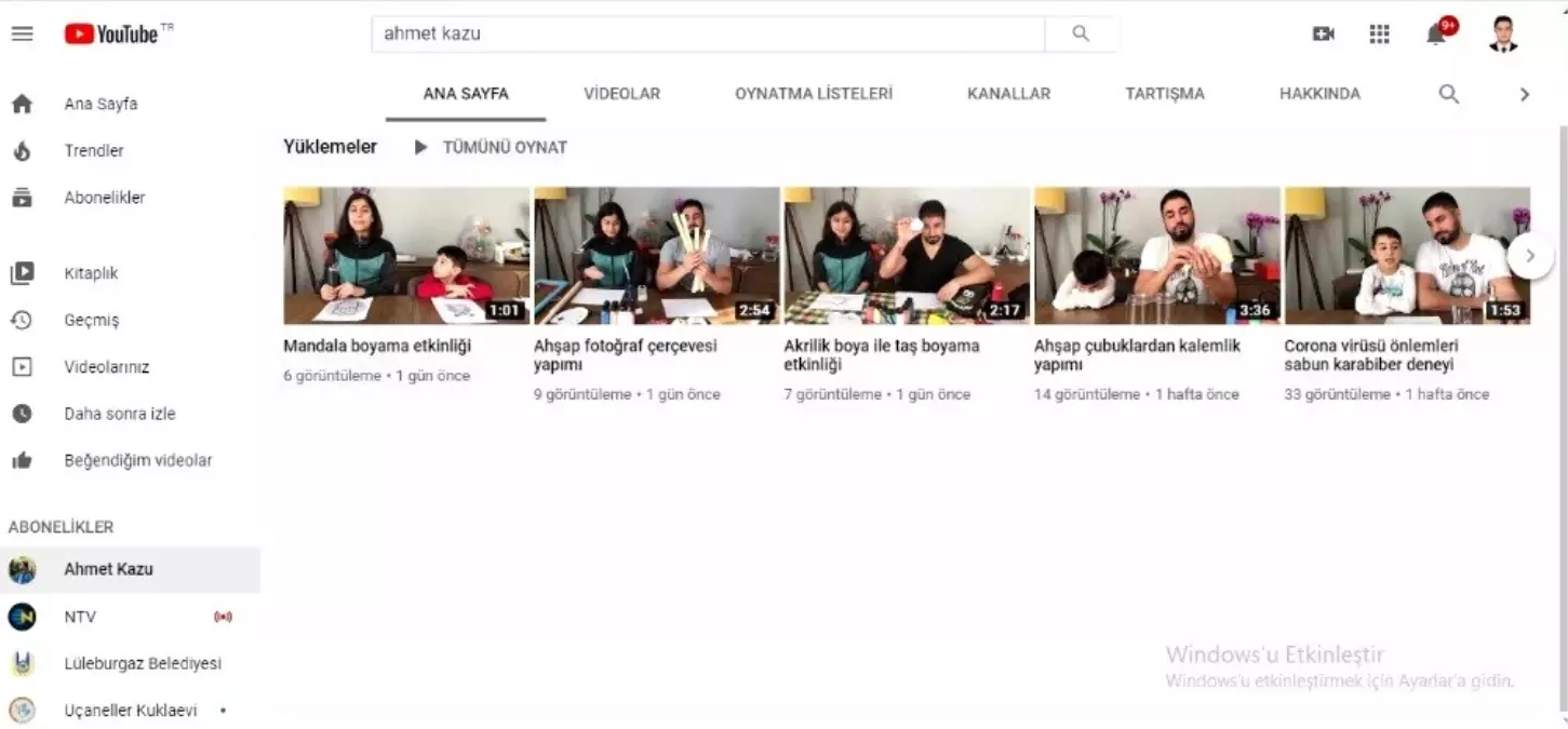 Evde kaldı, yeğenleri sıkılmasın diye Youtuber oldu