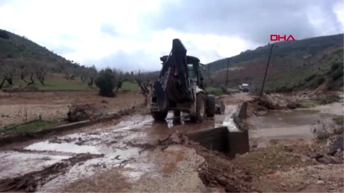 GAZİANTEP Nizip ve Karkamış\'ta tarım arazilerinde sel zararı