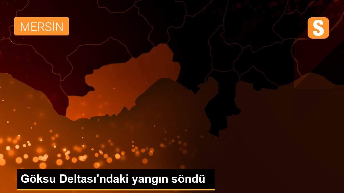 Göksu Deltası\'ndaki yangın söndü